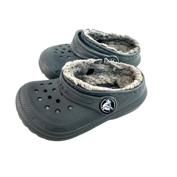 Crocs Kids Grey Size Childs 6 Preowned - Picture 5 of 5